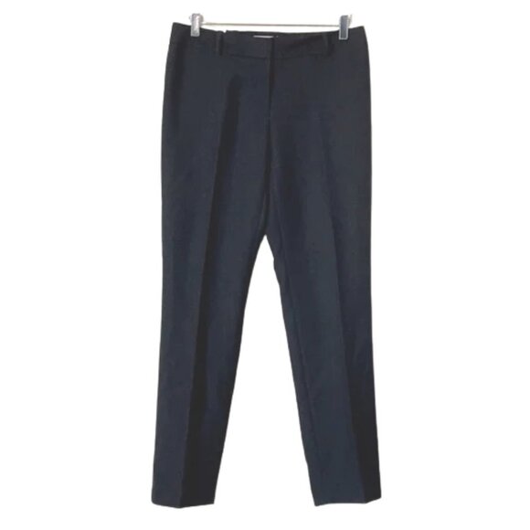 NWT Calvin Klein Black Slim Fit Textured Trouser Pants Sz. 6 - Picture 1 of 4